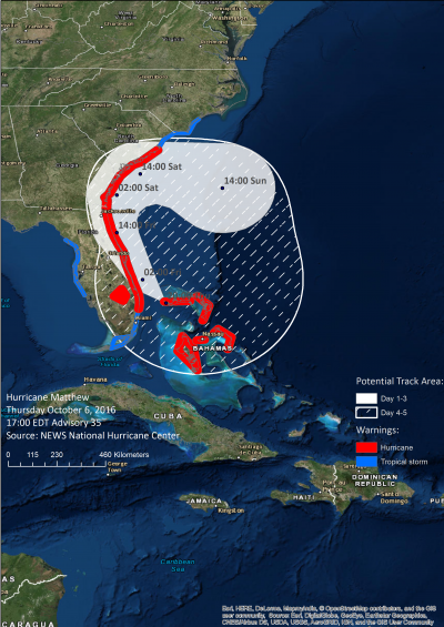 hurricane matthew case study geography